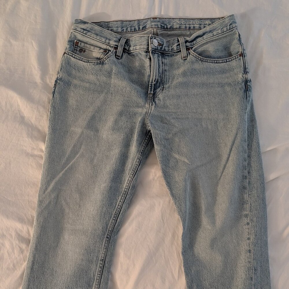 Outerknown The Dunes Straight Jean Bay Blue 34 30